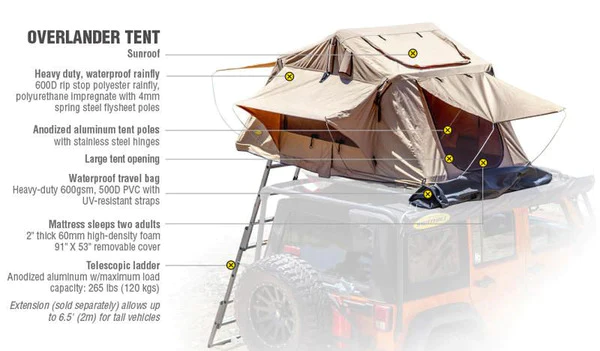 Smittybilt Overlander Tent (4)